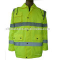 Advertencia Reflective Fluorescent safety Parka